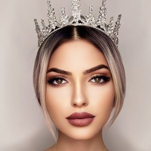 Prenses Model Kristal Gelin Tacı